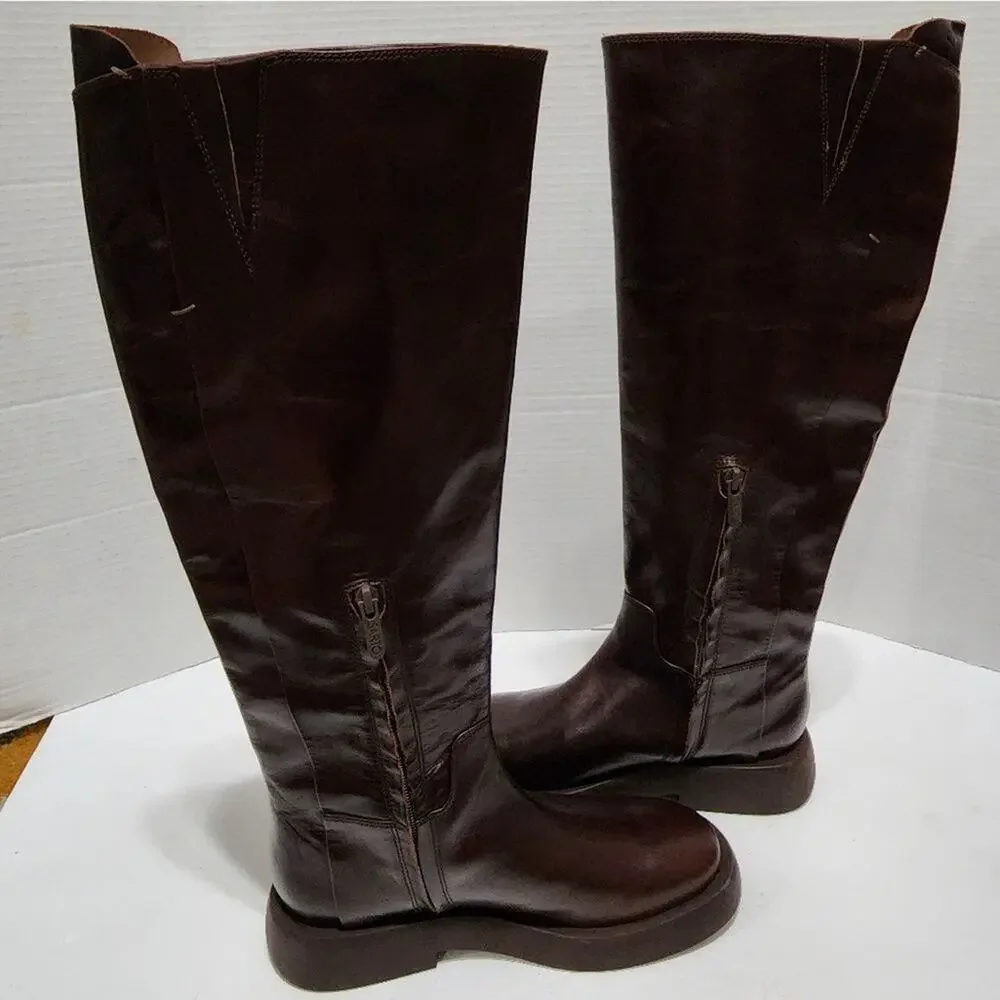SARTO By Franco‎ Sarto Eliza Knee High Boots Leather Size 7.5 new!!!
